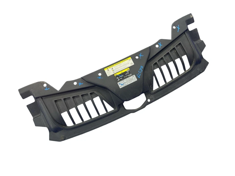 2020-2024 AUDI S8 FRONT UPPER RADIATOR SIGHT SHIELD COVER PANEL BLACK 4N0807081 - Image 3 of 4