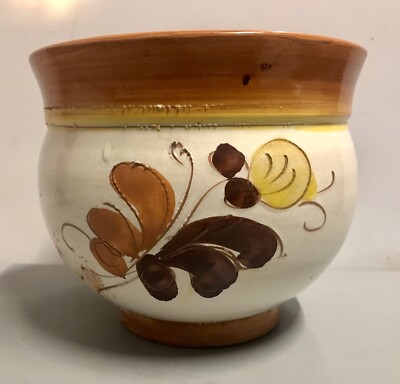 Bitossi Rosenthal Netter Yellow Fruit Serving Bowl Pot 1960s Italian Pottery