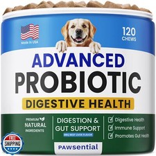 Advanced Dog Probiotics for Digestive Health and Enzymes - Diarrhea, Gas, Ups