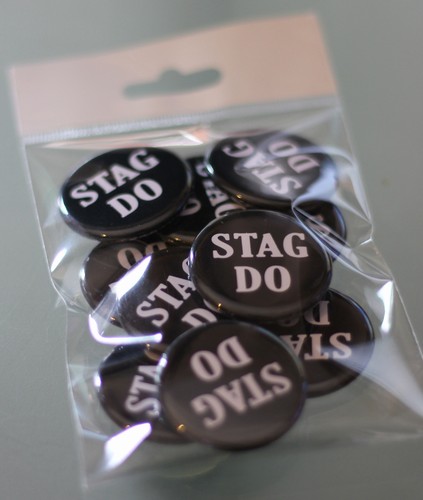 STAG DO Badges / Stag Party Badges / Stag Night Badges - CHOOSE SIZE & COLOUR - Picture 4 of 7