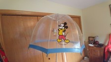 NICE Vintage 1960's Mickey Mouse Youth Umbrella Official Walt Disney   MICKEY   