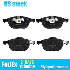 New Front Ceramic Slotted Brake Pads For Ford Escape Focus Mazda 5 3 D1230-7947 