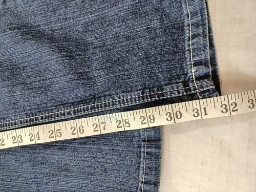 J2 JOU JOU Premium Denim Women Size 10 32W 32L Tapered Stretch Darker Blue Jeans - Picture 6 of 7