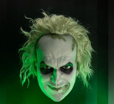 Halloween - Beetlejuice Deluxe Injection Mask Trick or Treat Studios Brand New