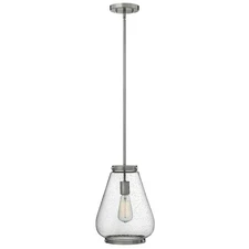 Hinkley Lighting Finley 1 Light Mini-Pendant, Brushed Nickel - 3684BN