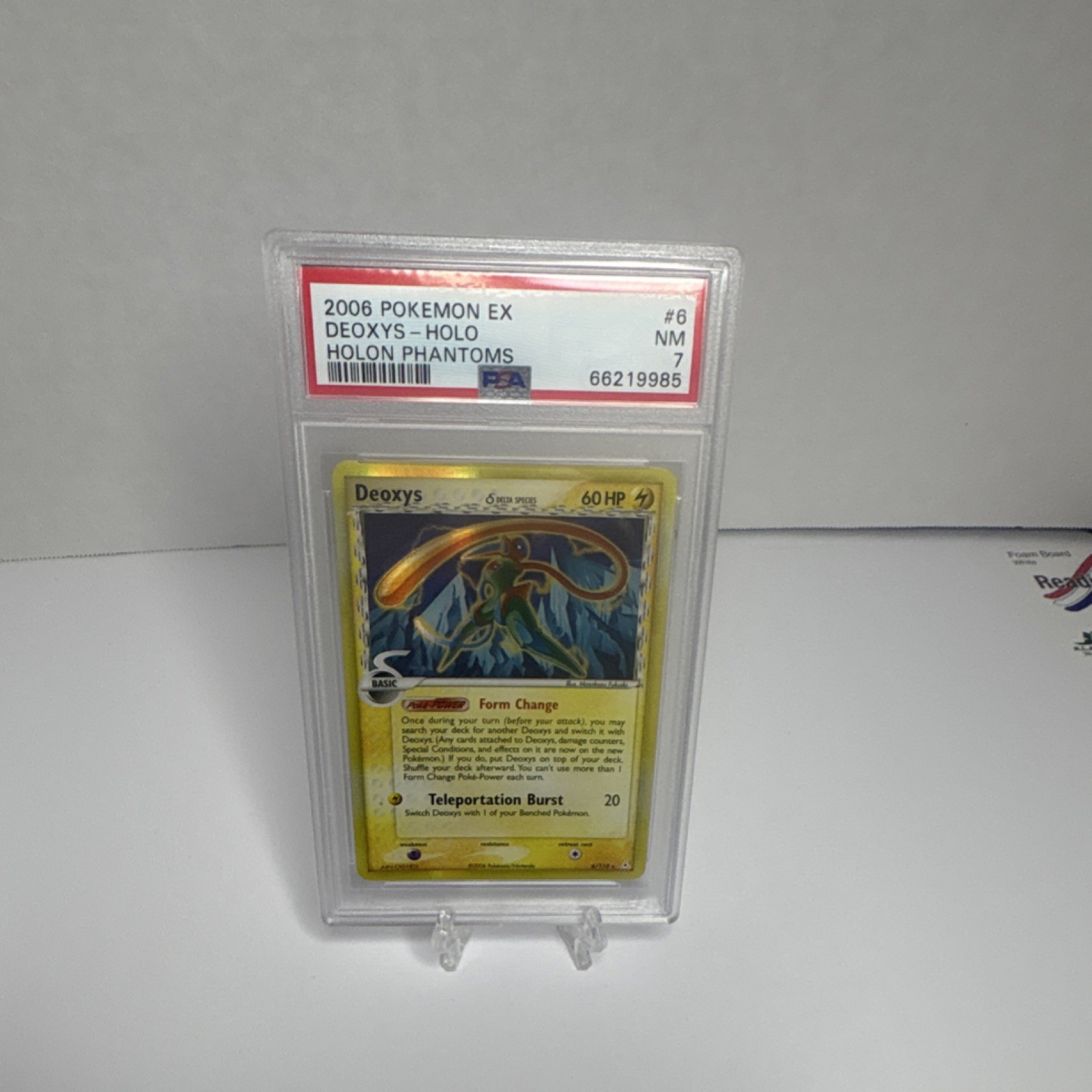 Pokémon TCG Deoxys Delta Species 6/110 Holon Phantoms Holo PSA 7