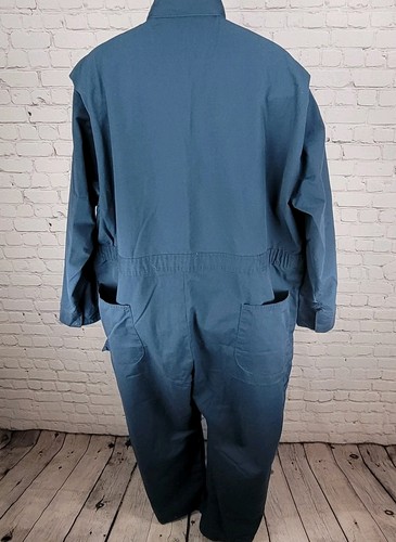 VTG Big Mac Authentic Workwear Blue Uniform Coveralls USA Made Size 2XLXT - Picture 2 of 15