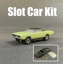1969 Dodge Charger Slot Car Body – Fits Aurora Thunderjet HO • Printpro