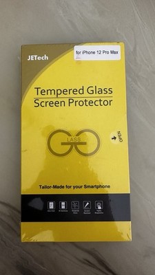 JETech 3-Pack Tempered Glass Screen Protector Clear for iPhone 12 Pro Max