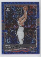 2020-21 Panini Donruss Optic Blue Velocity Prizm Zach Collins #124 0e3x