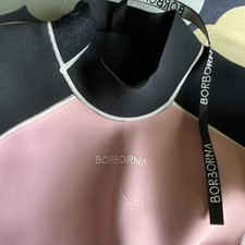 BORBORNA Women's Wetsuit 2XL Pink Black 90 Neoprene 10 Nylon