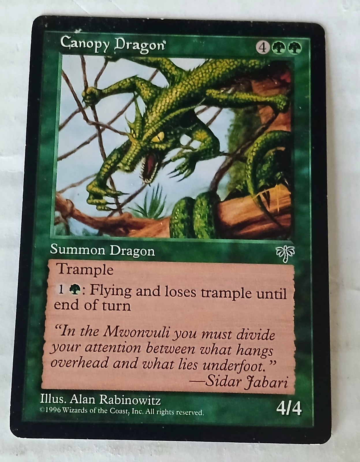 Canopy Dragon Mirage Regular 1996