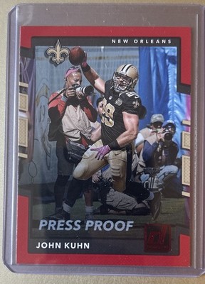 2017 Panini Donruss - John Kuhn #147 Press Proof Red