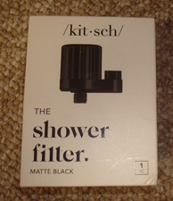 Kitsch The Shower Filter. Matte Black Finish. NEW in Box