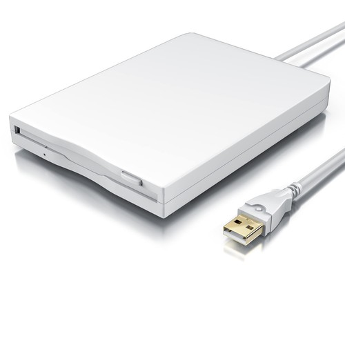 CSL External USB FDD Floppy Player 1.44MB 3.5 Inch PC and Mac Slimline Floppy - Picture 22 of 24