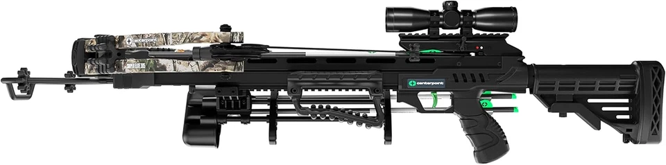 Paquete de ballesta Centerpoint Archery Sniper Elite 385 C0004 con mira telescópica 4X32Mm, Q Foto 4 de 4