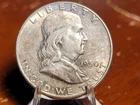 1950 P Franklin Half Dollar - 90% Silver AU