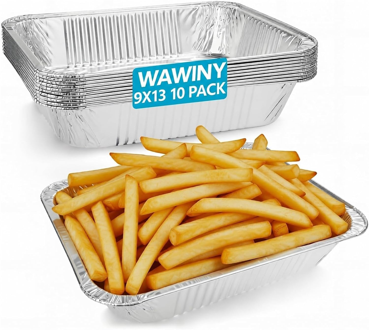 Aluminum Foil Pans 9x13 Extra Deep 10 Pack