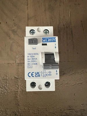 Proteus 100A RCD 100/2/30T 30mA