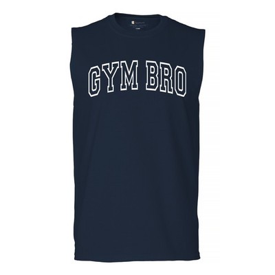 Gym Bro Men's Muscle Shirt Fitness Alpha Sigma Workout Rat Pump Cover Rizz