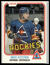 1981-82 O-Pee-Chee #83 Mike Kitchen Colorado Rockies
