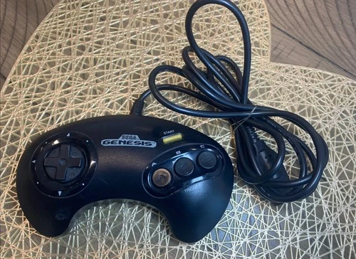 Original OEM Sega Genesis 3 Button Controller Tested Working Vintage 1990's