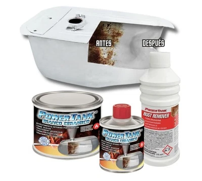 POWER TANK SMALL BIANCO TRATTAMENTO SERBATOIO PER SERBATOI CARBURANTE PICCOLO