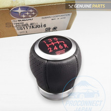Subaru Impreza Grgv Wrx Sti Genuine Shift Knob 6-speed Sg117aj016 Subaru Impreza Grgv Wrx Sti Genuine Shift Knob 6-speed Sg117aj016