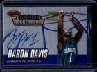 2000-01 Bowman's Best Baron Davis Rookie Locker Room Auto Autograph #LRCA14