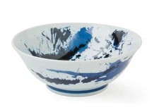 7.75" Bowl Blue & White Sumi Made in Japan