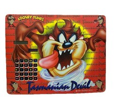 Vintage Tazmanian Devil Looney Tunes Mousepad Mit Rechner 1997 Warner Bros RAR