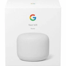 Google Nest Wi-Fi AC2200 GA00595-US Dual-Band Mesh Wi-Fi System Snow -New Sealed