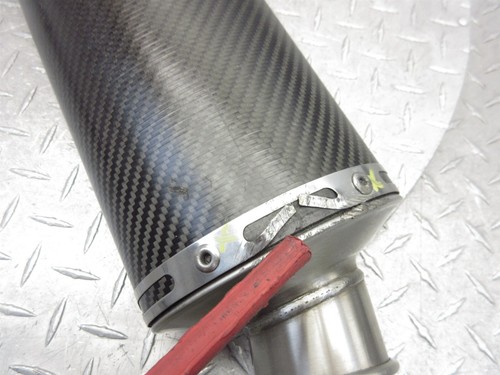 2006 02-06 Ducati Monster 620 M620 Exhaust Muffler Pipe Silencer Can - Picture 6 of 8