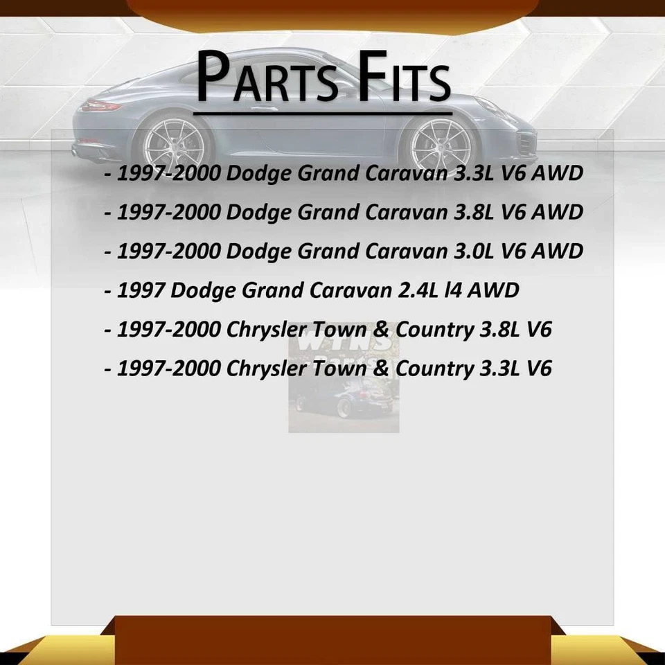 Eje trasero Cardone 2x CV para Dodge Grand Caravan 1997 1998 1999 2000 Foto 2 de 4