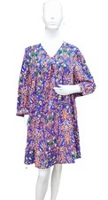 New Size xl Blue Puff sleeves Dress Wedding Party