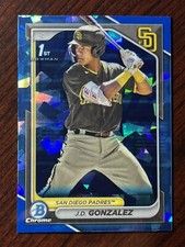 2024 Bowman Chrome Sapphire J.D. Gonzalez 1st Bowman #BCP111 Padres