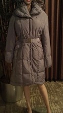 Cole Haan belted oversize collar DOWN COAT SZ MEDIUM NEW 395.00.