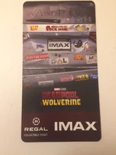 Deadpool & Wolverine Regal Exclusive IMAX Collectible Ticket ~ 5 Available