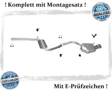 Auspuffanlage Audi A4 ( B7 ) 1.9, 2.0 TDI Stufenheck, Avant Auspuff Montagesatz