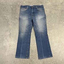 Levi  s 517 Denim Jeans Sz 34x28 Flare Western Bootcut Vintage Distressed Read