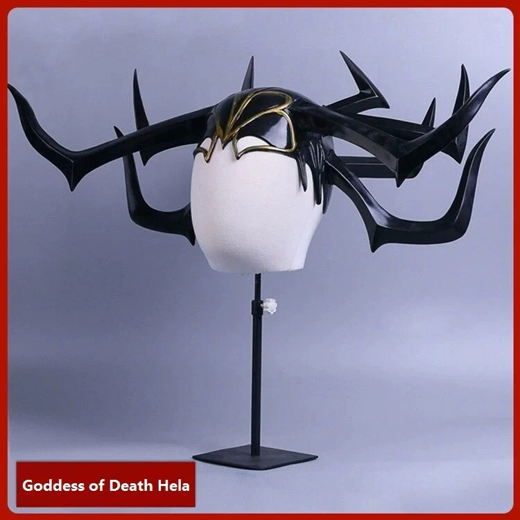 Thor: Ragnarok Goddess of Death Hela Cosplay Helmet Halloween Prop Soft PVC Mask - Image 3 of 4