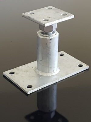 Pfostenträger Typ P höhenverstellbar äußerst stabil, feuerverzinkt, 130 - 200 mm