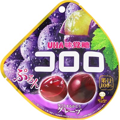 UHA CORORO Kyoho Grape Flavor Gummy - Juicy & Chewy Japanese Candy