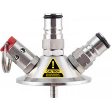 Ball Lock Adapter Tapping Head for Sanke Kegs for homebrewing Beer brewing keg