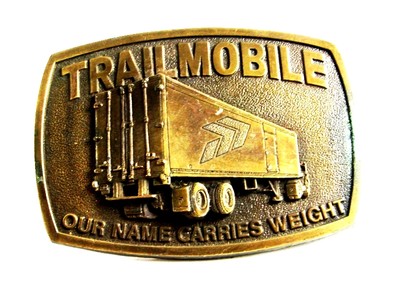 Trail Mobile Our Name Carries Weight Belt Buckle No. 2 82814