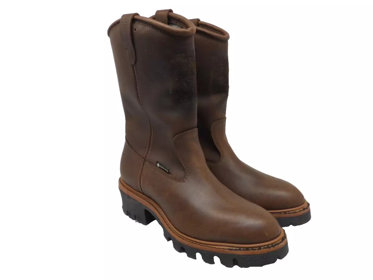 Halls pull shop on lineman boots