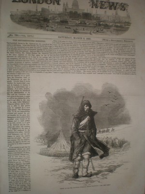 Wachposten der 4. Chassuers D'Afrique Sebastopol Krimkrieg 1855 Druck Ref AV
