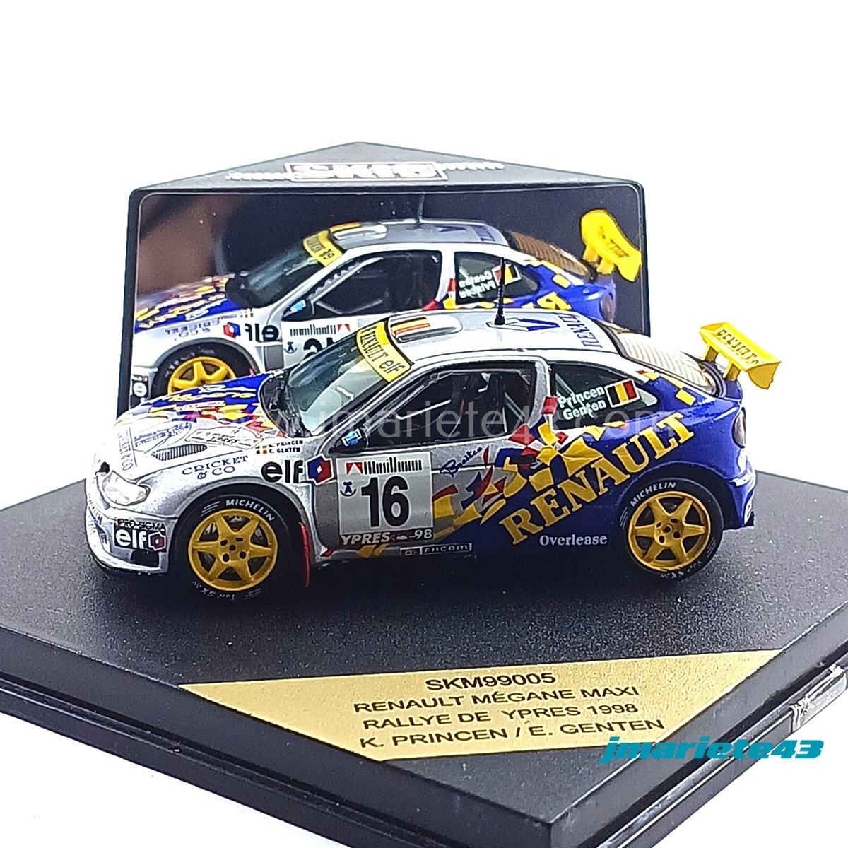 Renault Megane Maxi #16 Rallye Ypres 1998 - Vitesse 1/43 - K. Princen/E. Genten