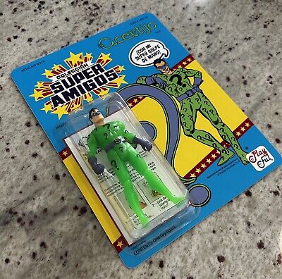 Custom Kenner Super Powers - SUPER AMIGOS RIDDLER - Mint-on-Card!