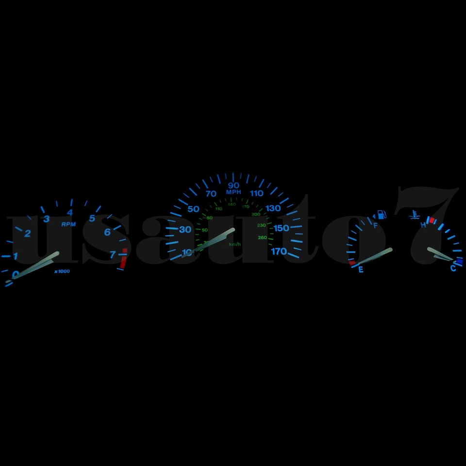 Dash Instrument Cluster Gauge WHITE LED LIGHT BULBS KIT Fit 97-03 Jaguar XK8 XKR Foto 2 de 4